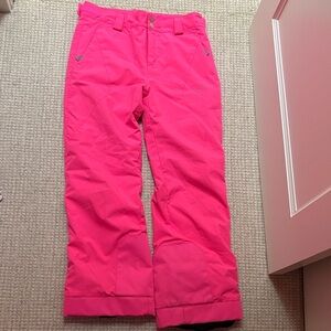 Girls adorbale pink Spyder snowpants!